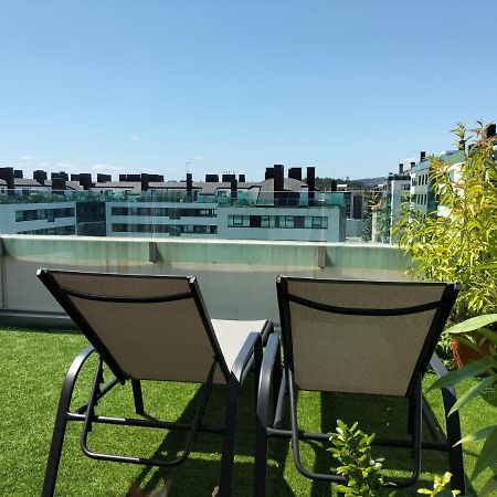 Ferienwohnung Preciosa Habitacion Doble En Atico Con Terraza II Santiago de Compostela Exterior foto