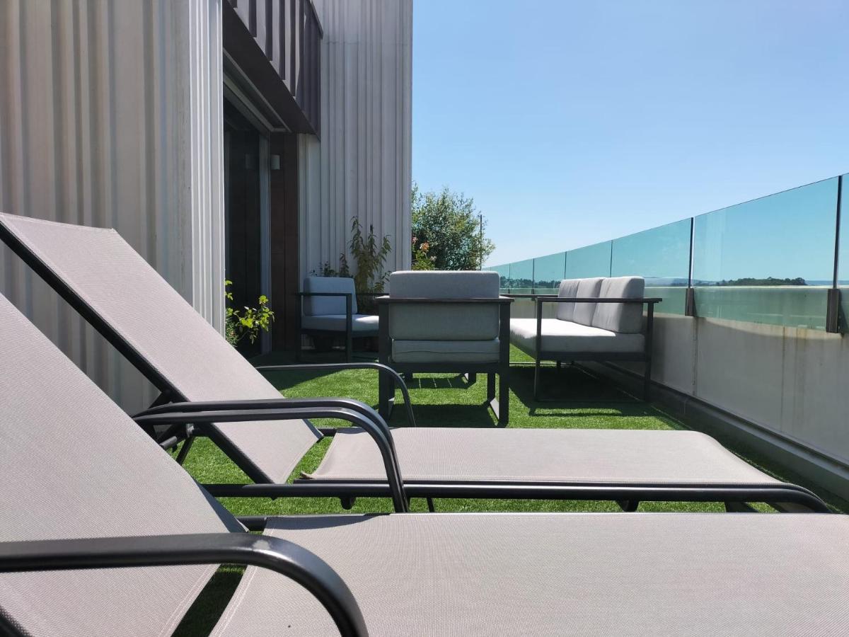 Ferienwohnung Preciosa Habitacion Doble En Atico Con Terraza II Santiago de Compostela Exterior foto
